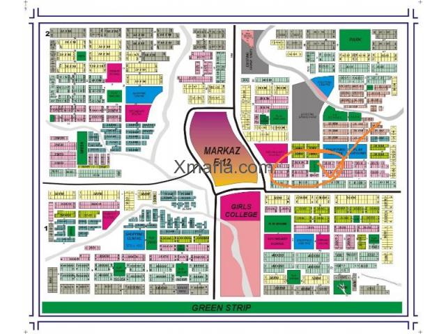 5 Marla Plot for Sale in E12 CDA Sector