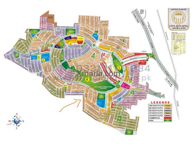 1 Kanal Plot for Sale in E Block Citi Housing Scheme