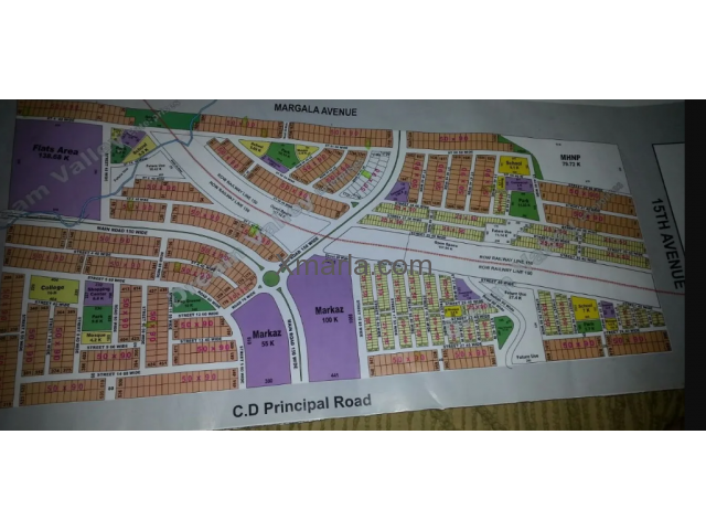 1 Kanal Plot for sale in CDA Sector C-15