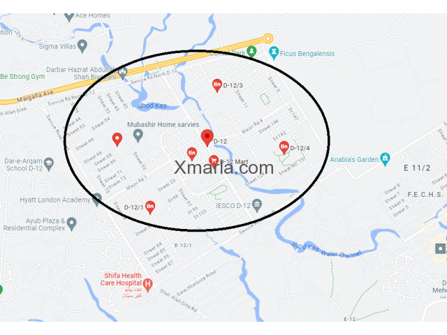 D12 islamabad 5 marla plot for sale