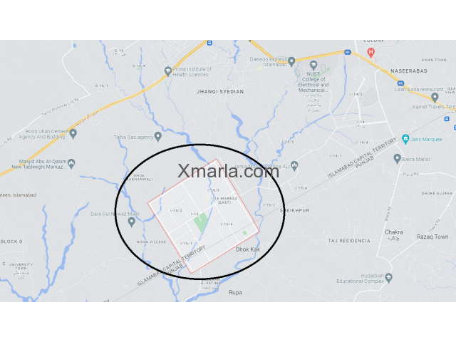 I-16 Islamabad sector 5, 8, 10 Marla plot price