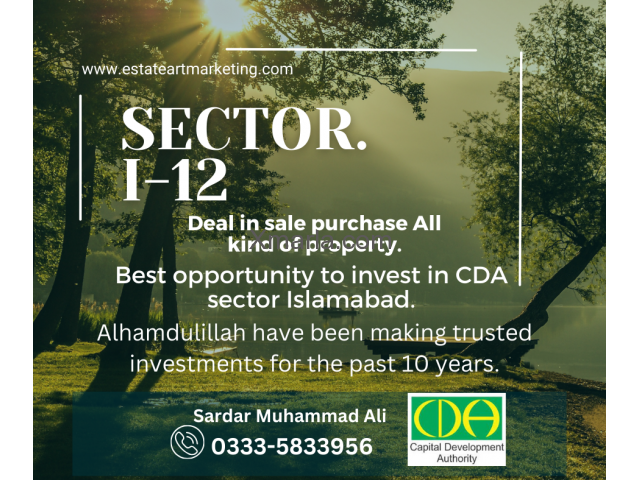 Sector. i-12 islamabad.