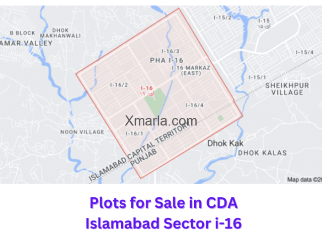 5 Marla Plots for Sale in CDA Islamabad Sector I-16