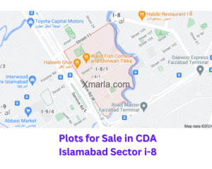 10 Marla Plots for Sale in CDA Sector I-8