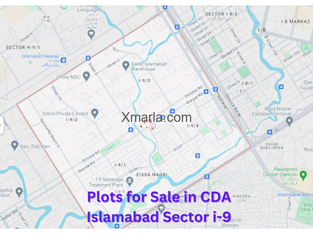 5 Marla Plots for Sale in CDA Islamabad Sector I-9