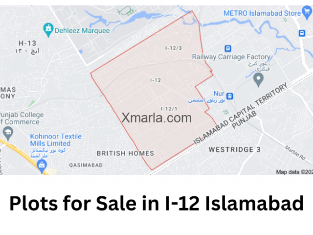 5 Marla Plots for Sale in I-12 Islamabad