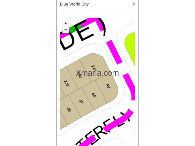 7 marla overseas plot for sale in Blue World City Islamabad