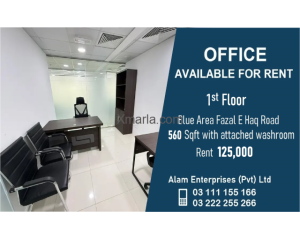Blue area islamabad  Furnished office available for rent