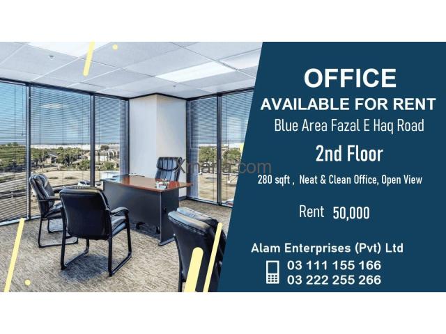 Blue area islamabad Furnished office available for rent Blue area islamabad Furnished office available for rent